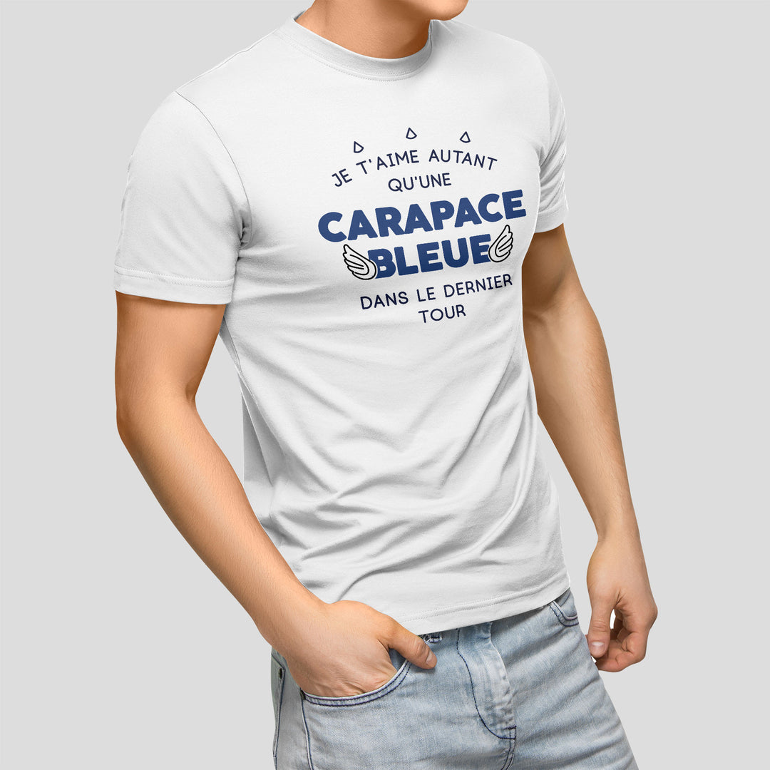 T-shirt Homme - Carapace Bleue