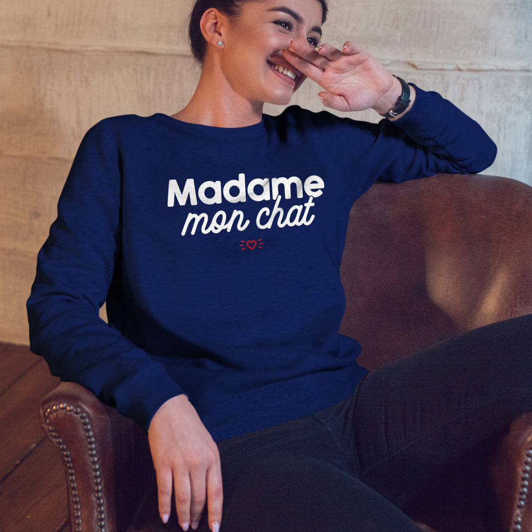 Sweat Femme imprimé - Madame Mon Chat