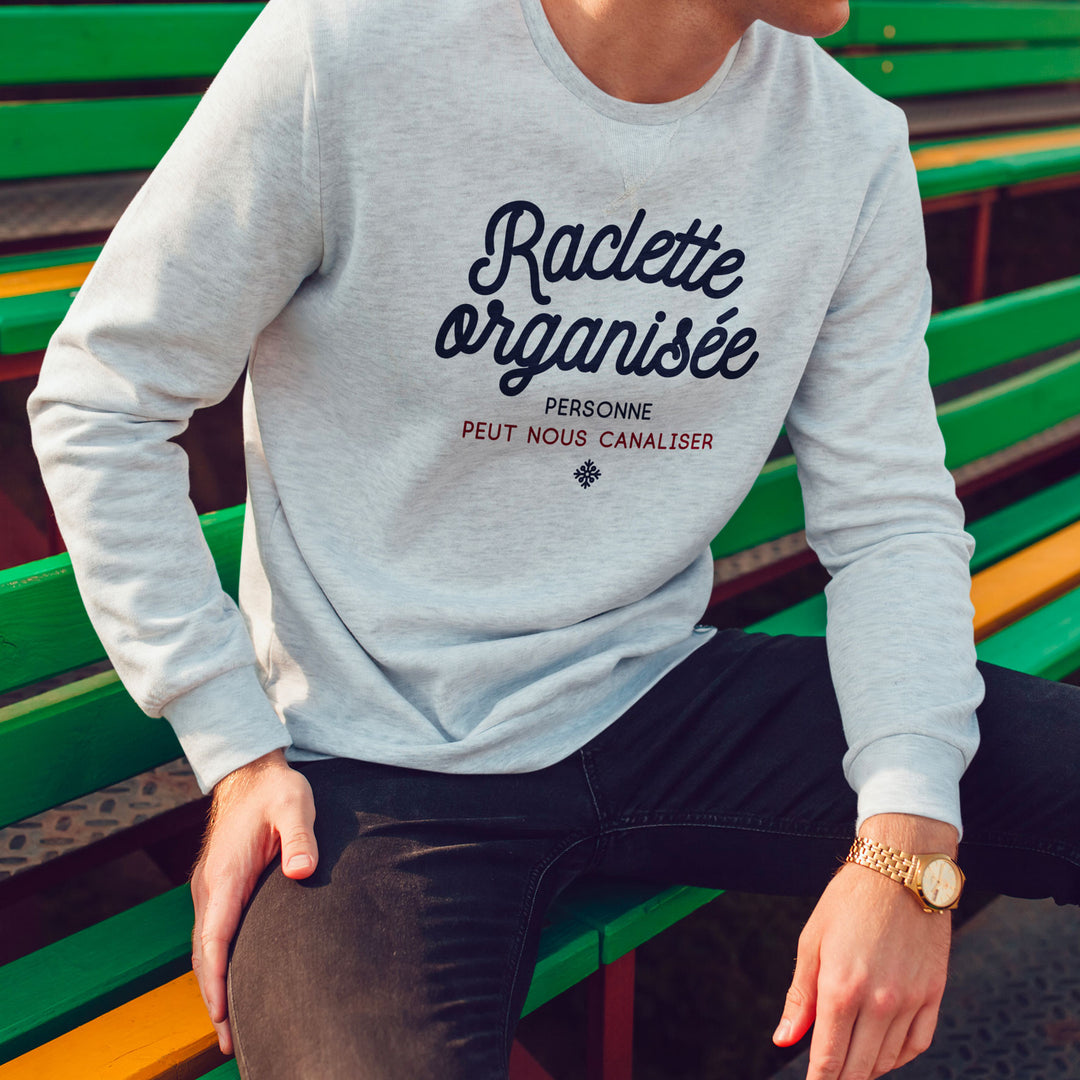 Sweat Homme imprimé - Raclette organisée