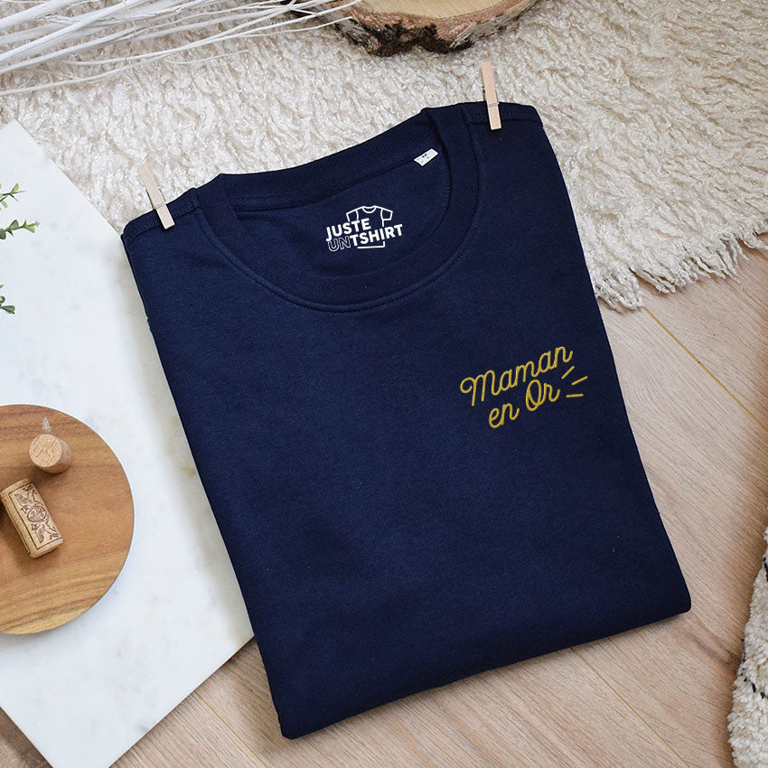 Sweat brodé - Maman en Or