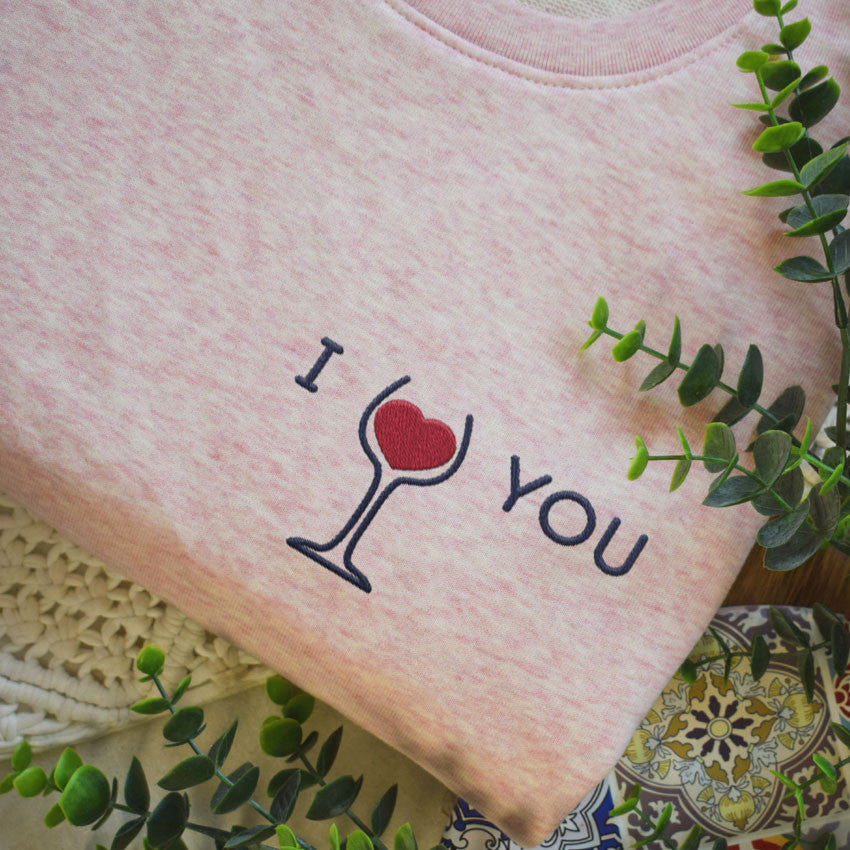 Sweat Brodé - I Love you