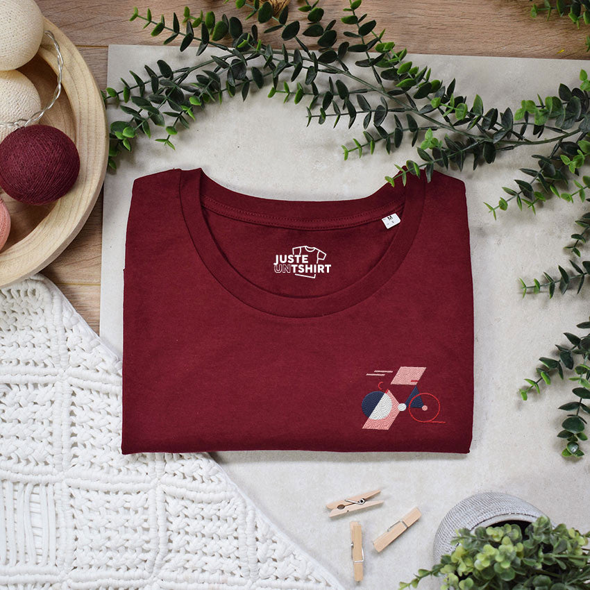 T-shirt brodé - Vélo 3D