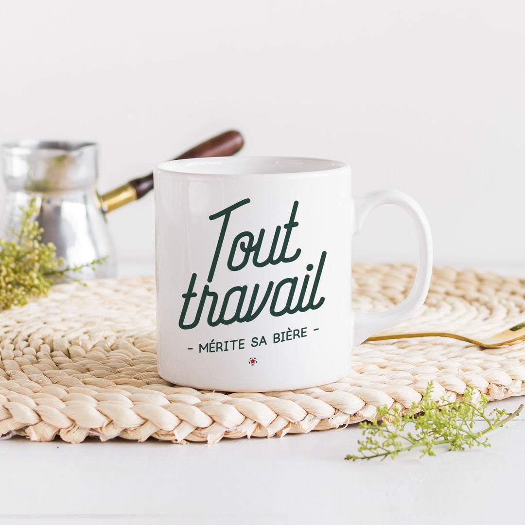 Mug - Tout travail mérite sa bière