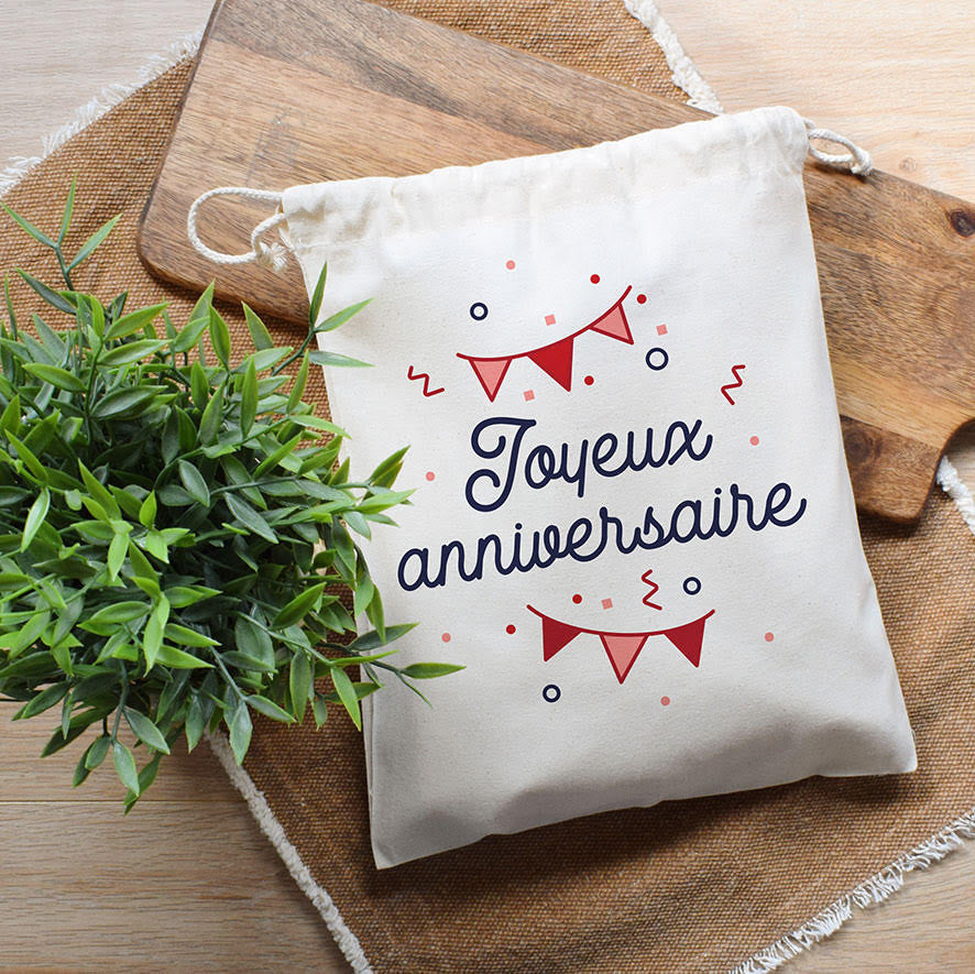 Pochette cadeau - Anniversaire