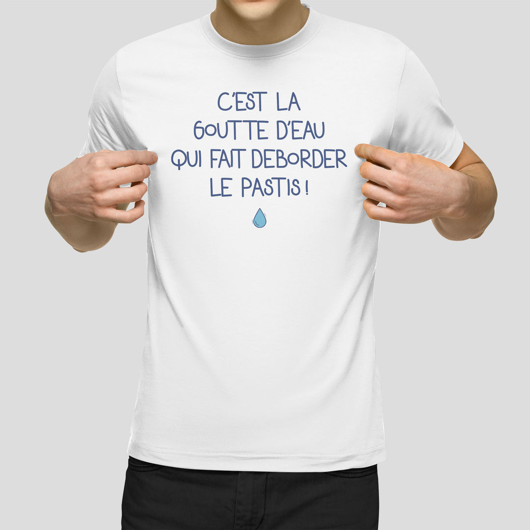 T-shirt Homme imprimé - C'est la goutte d'eau