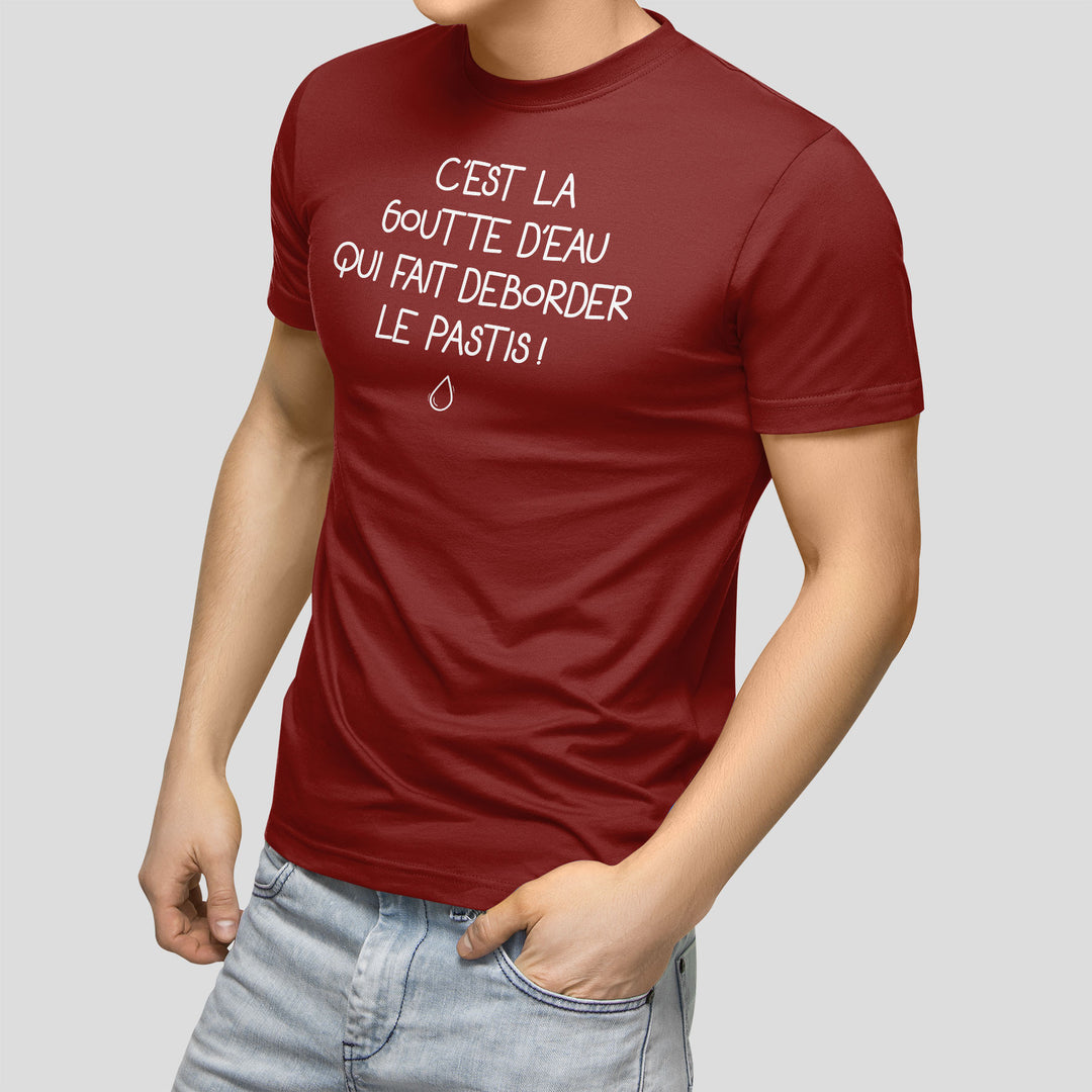 T-shirt Homme imprimé - C'est la goutte d'eau