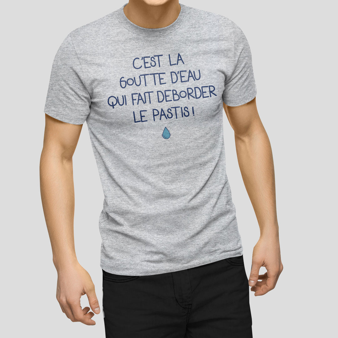 T-shirt Homme imprimé - C'est la goutte d'eau
