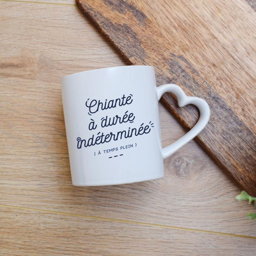 Mug Coeur - Chiante à Durée Indéterminé