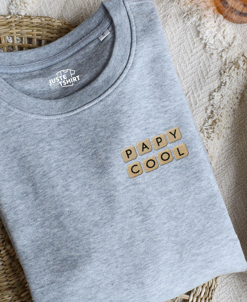 Sweat Brodé - Papy Cool