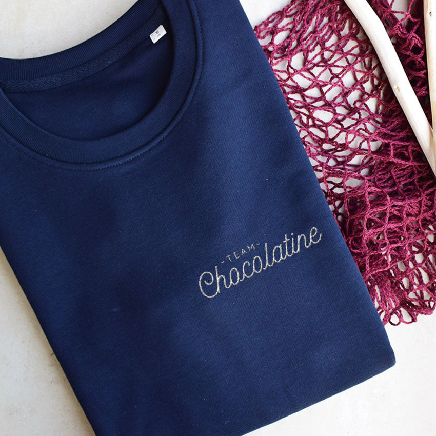 Sweat brodé - Team chocolatine