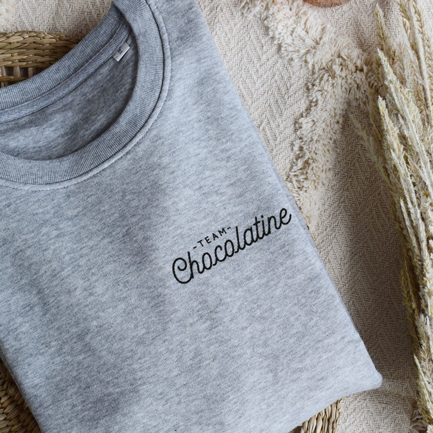 Sweat brodé - Team chocolatine