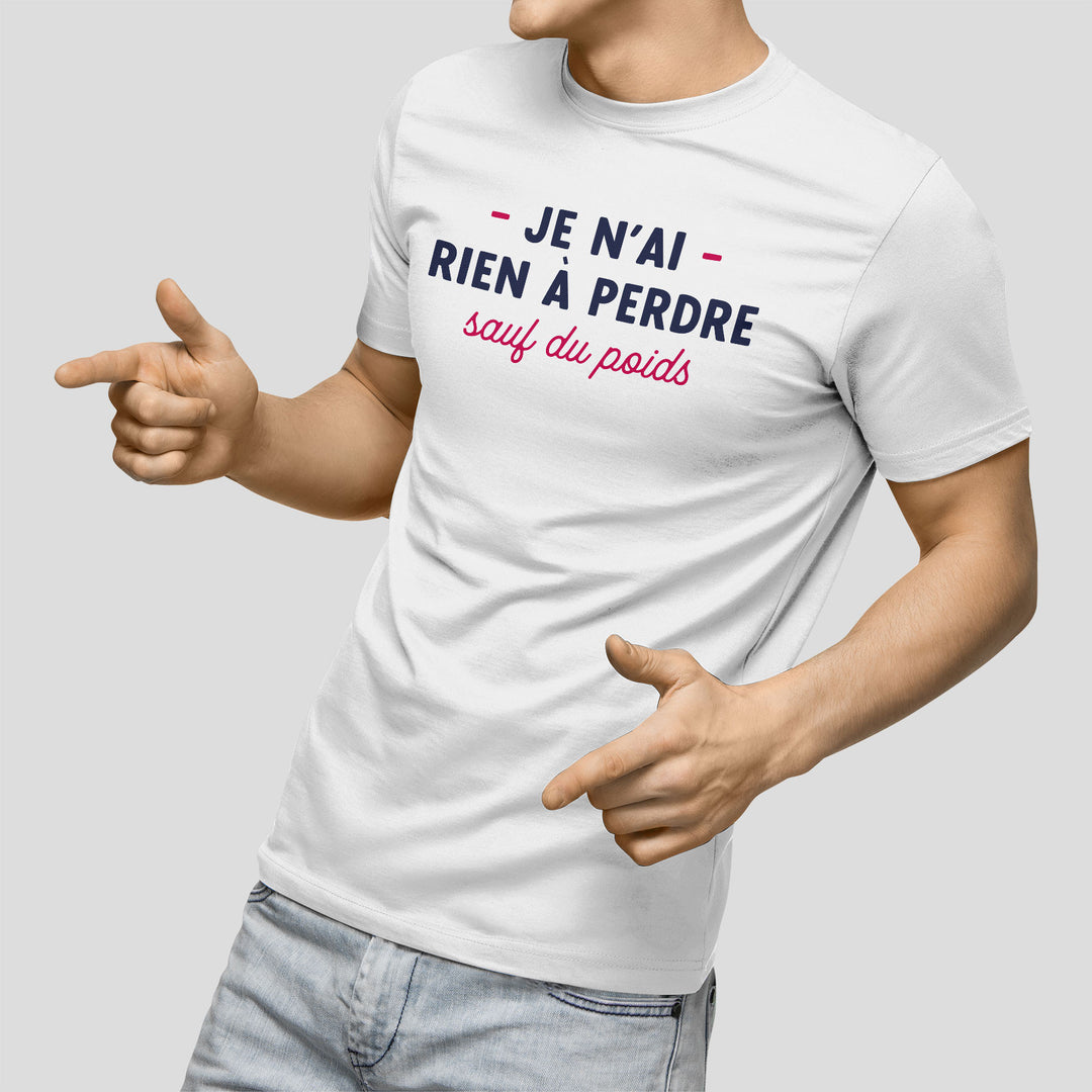 T-shirt imprimé Homme - J'ai rien à perdre