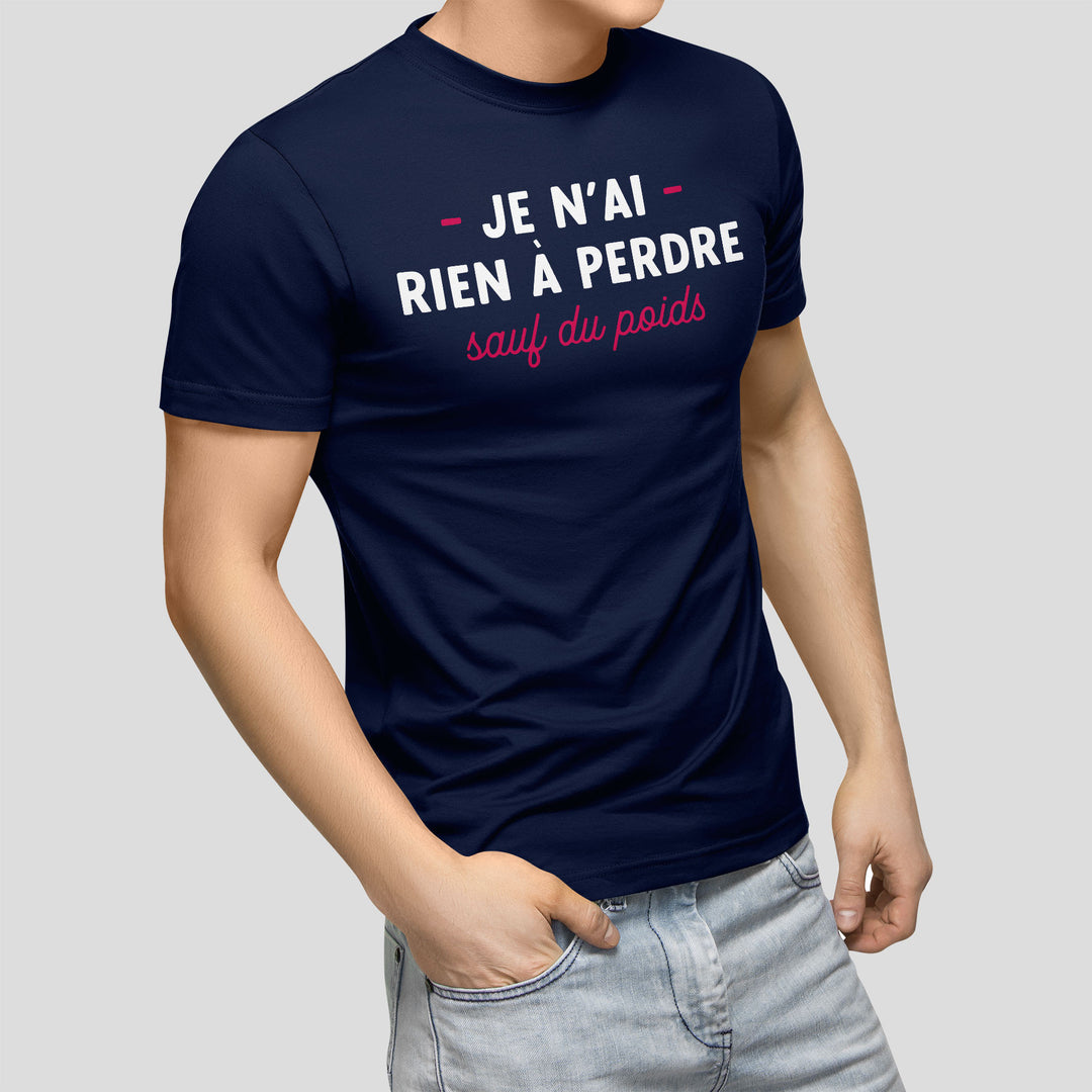 T-shirt imprimé Homme - J'ai rien à perdre