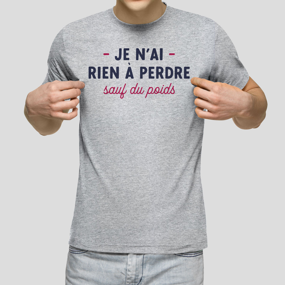 T-shirt imprimé Homme - J'ai rien à perdre