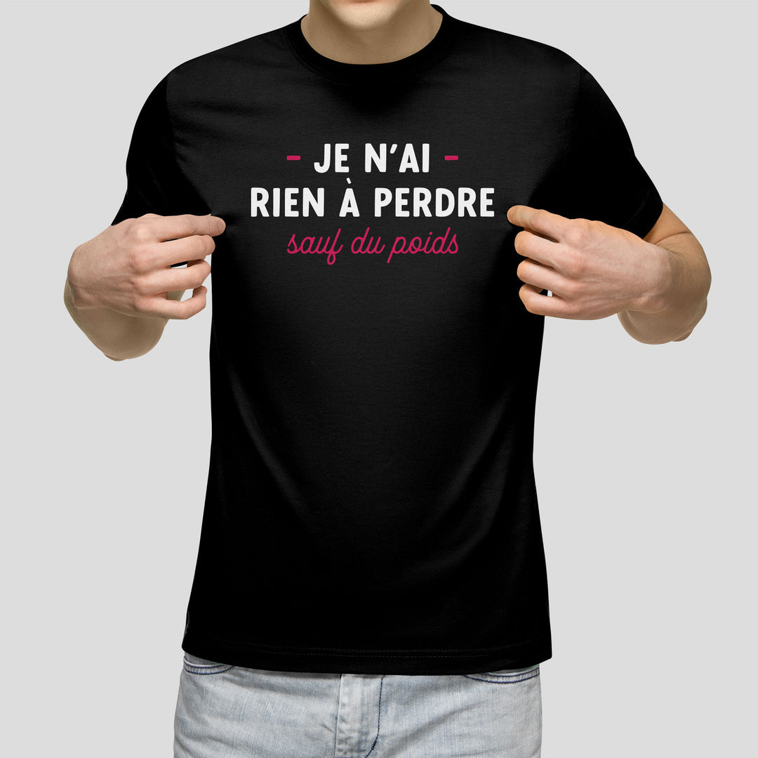 T-shirt imprimé Homme - J'ai rien à perdre