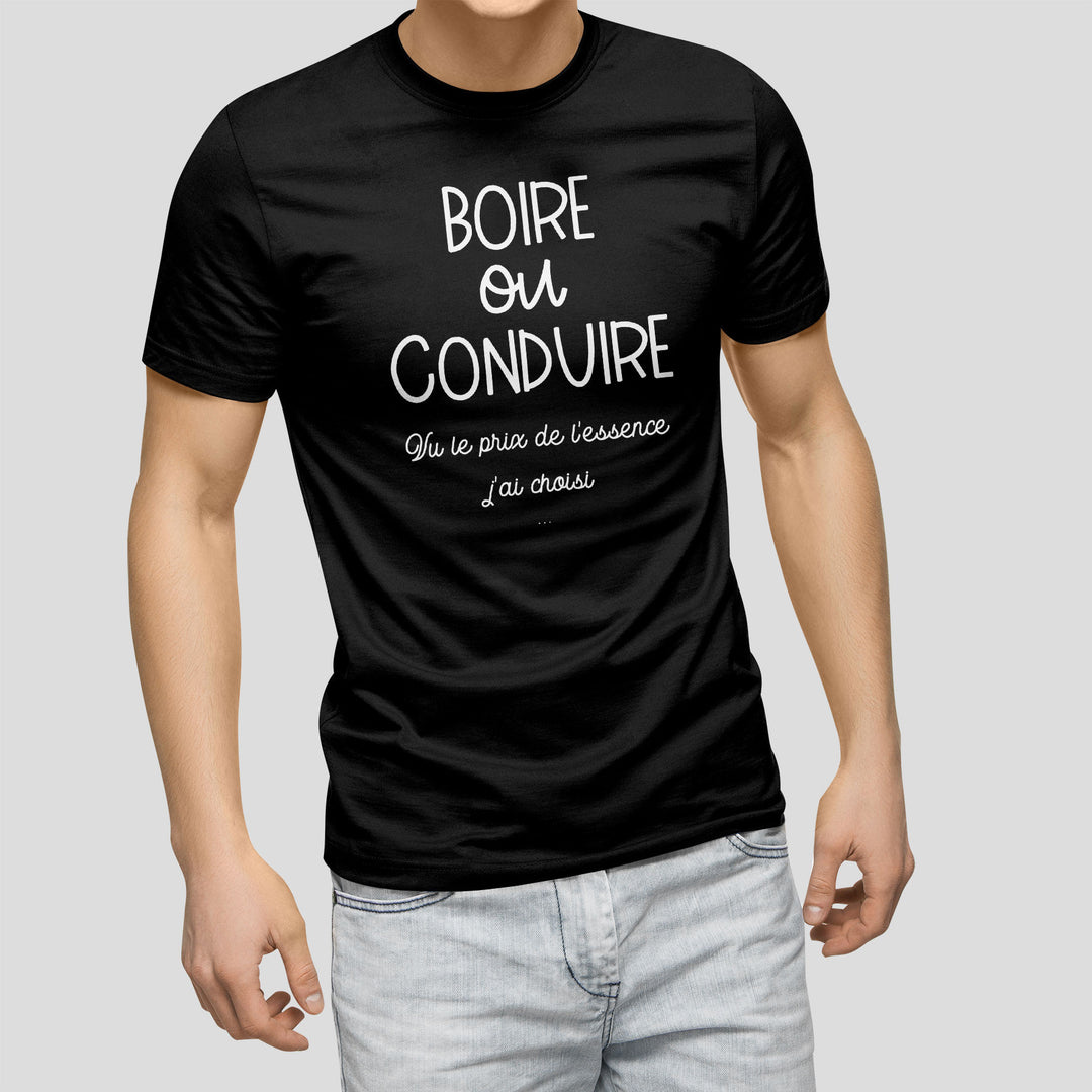 T-shirt imprimé - Boire ou Conduire