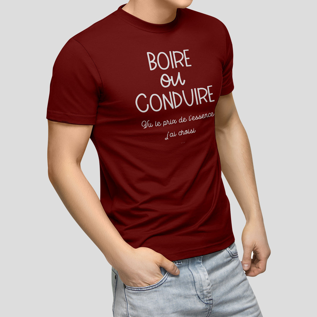 T-shirt imprimé - Boire ou Conduire