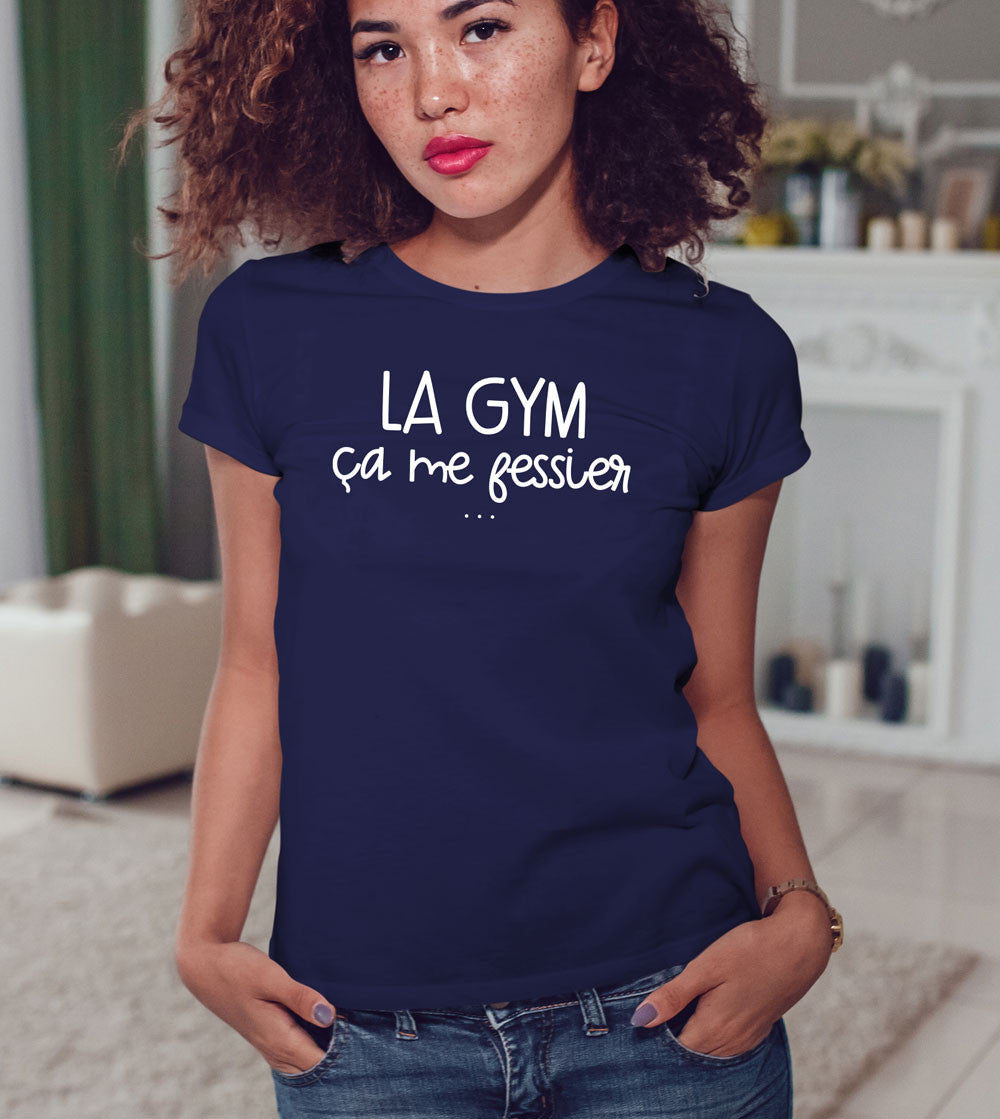 T-shirt imprimé Femme -La Gym ça me fessier