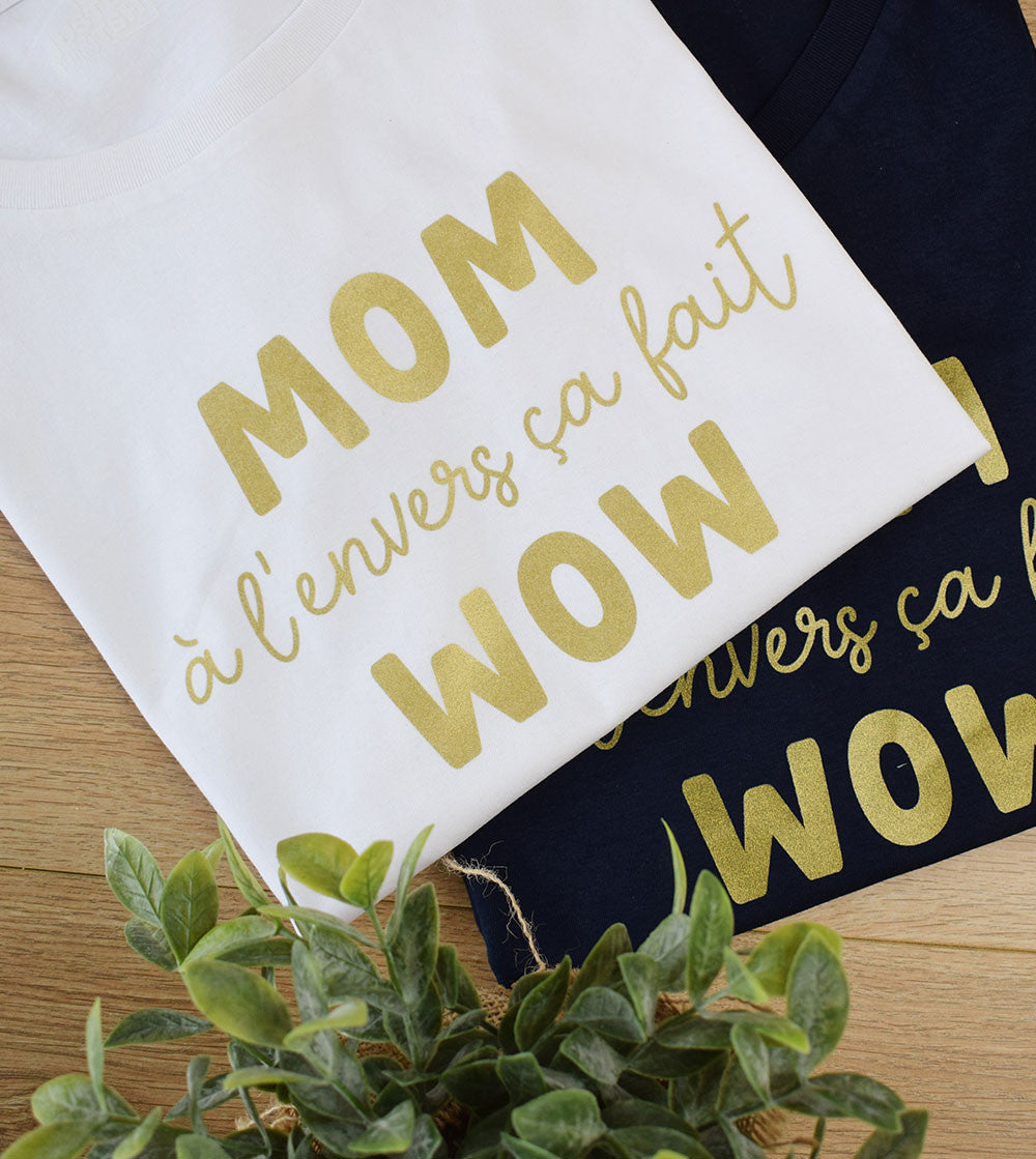 T-shirt imprimé - Mom Dorée