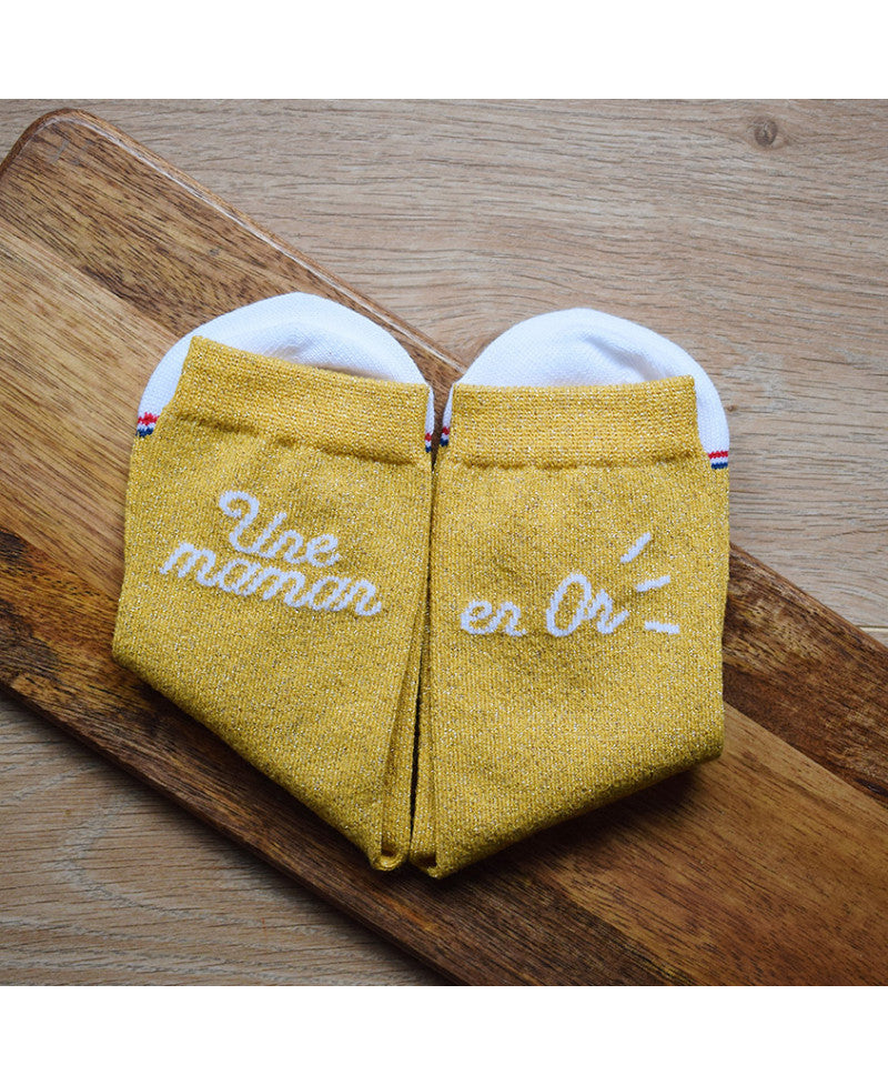 Chaussettes - Maman en OR