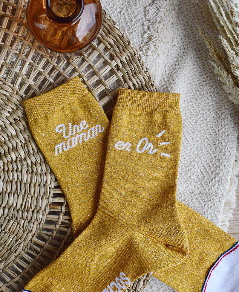 Chaussettes - Maman en OR