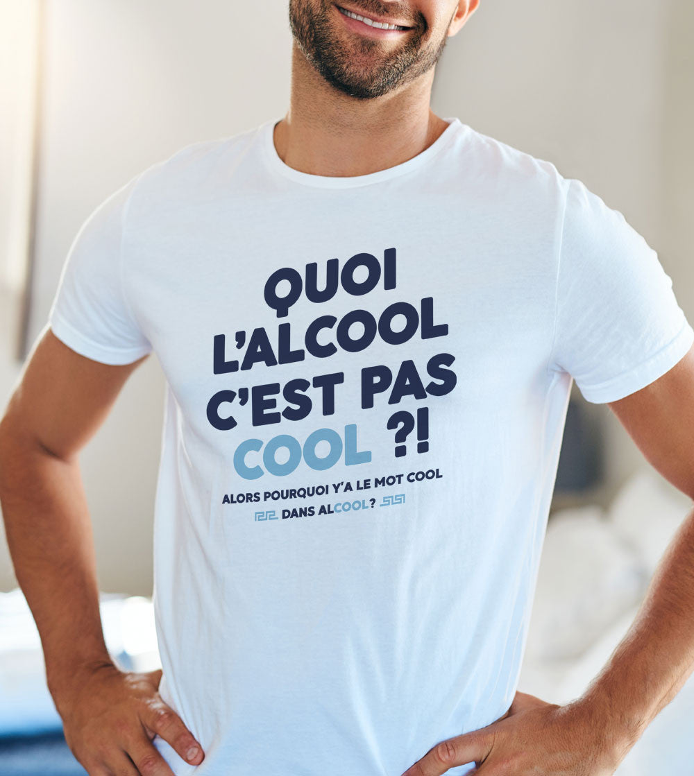T-shirt - L'alcool c'est pas cool