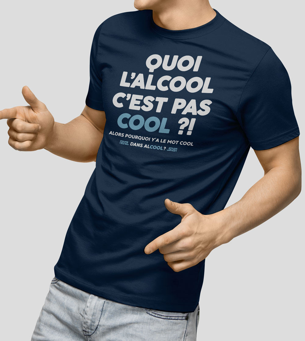 T-shirt - L'alcool c'est pas cool