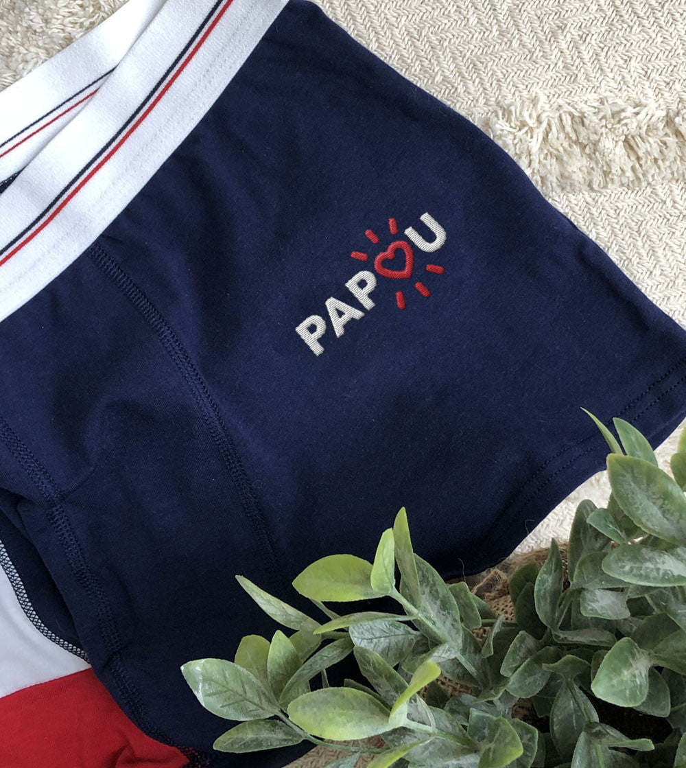 Boxer Brodé - Papou