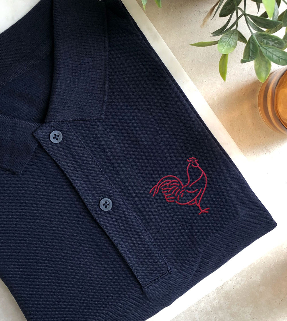 Polo Brodé - Coq