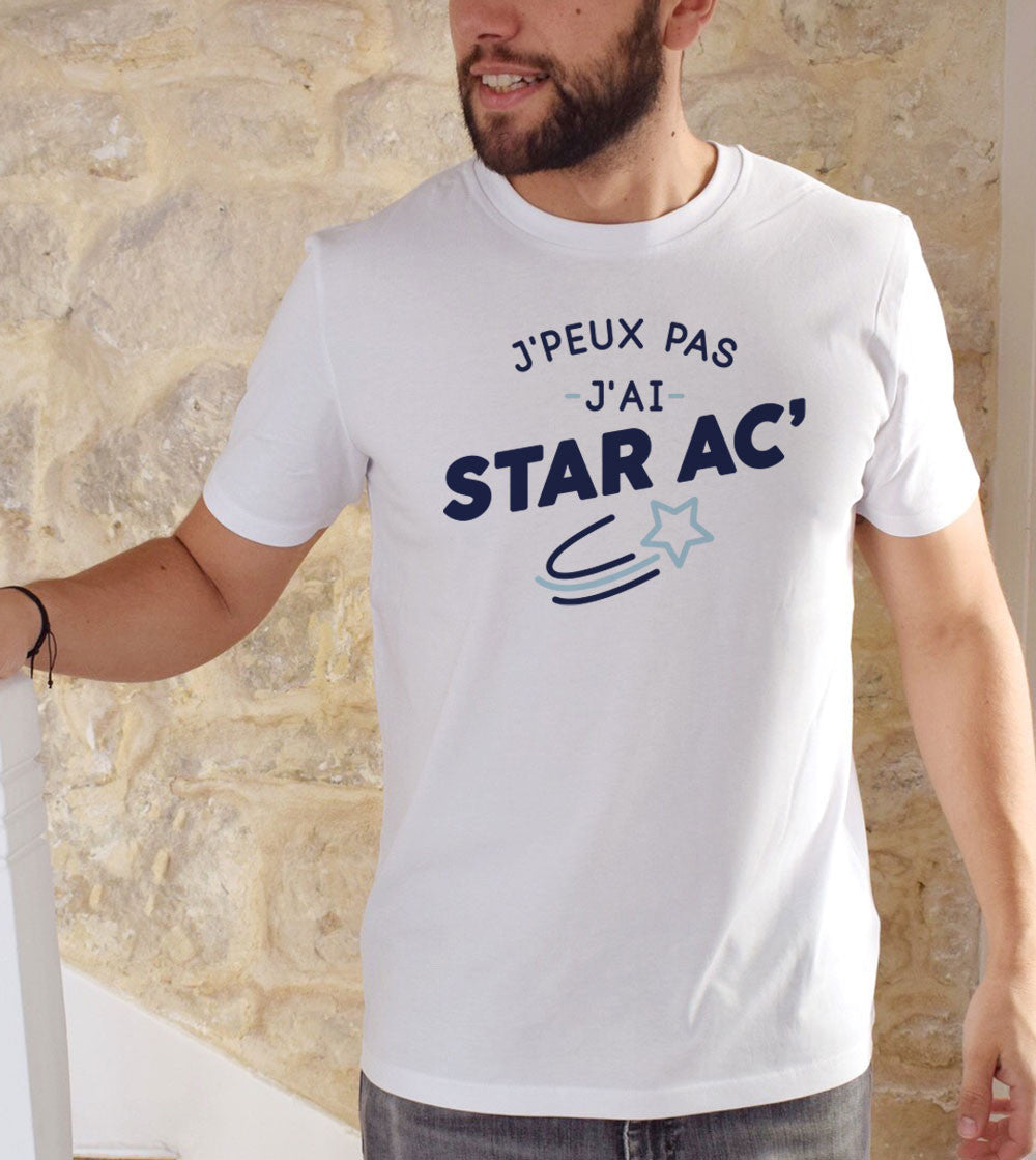 T-shirt imprimé Homme - Je peux pas j'ai Star Academy