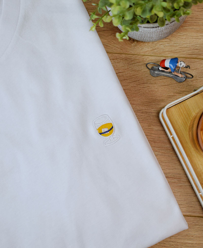 T-shirt brodé - Pastis