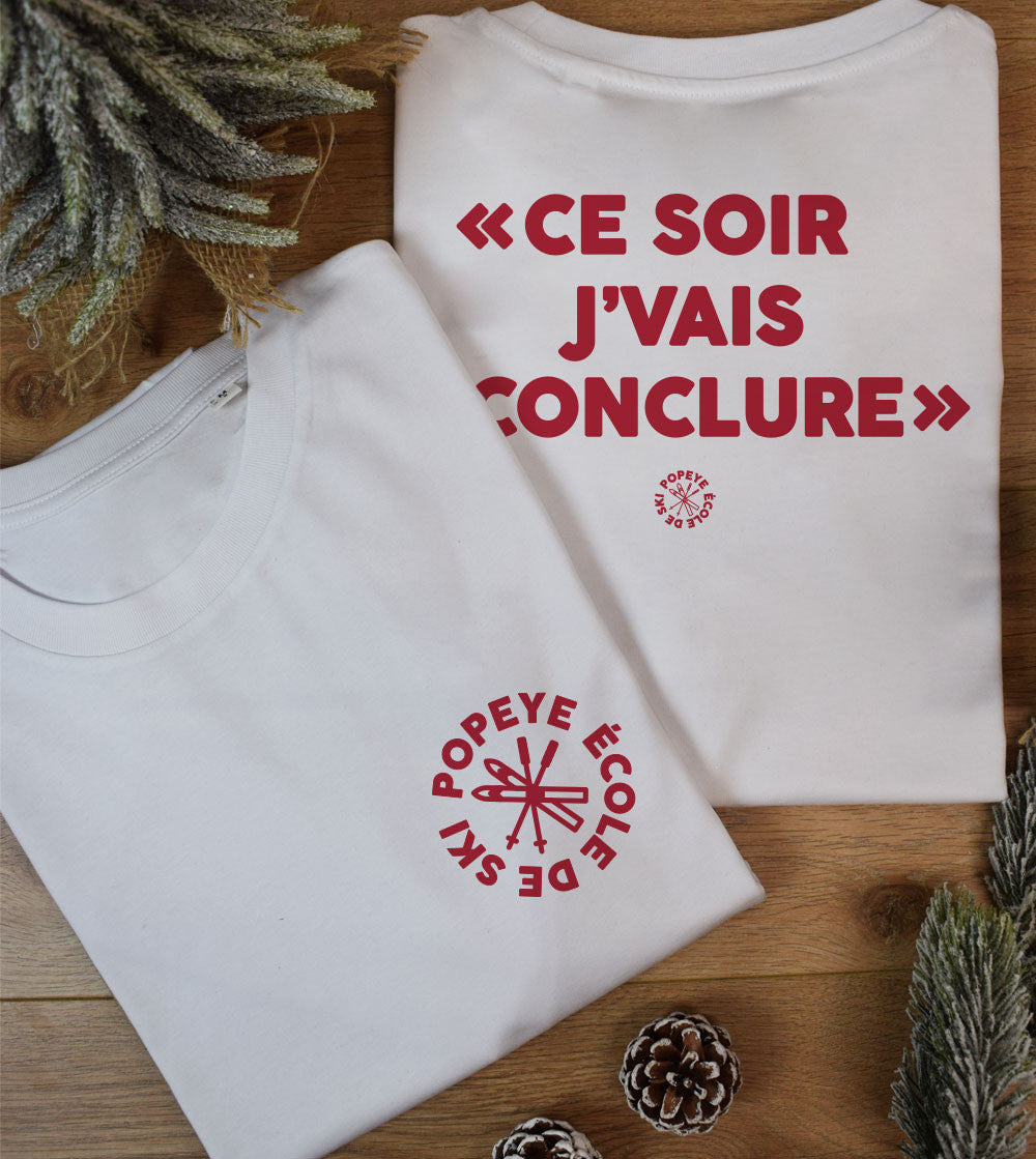 T-shirt imprimé - Ce soir je vais conclure