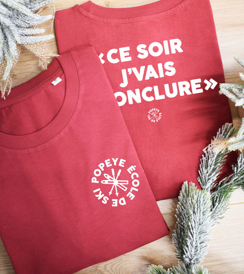 T-shirt imprimé - Ce soir je vais conclure