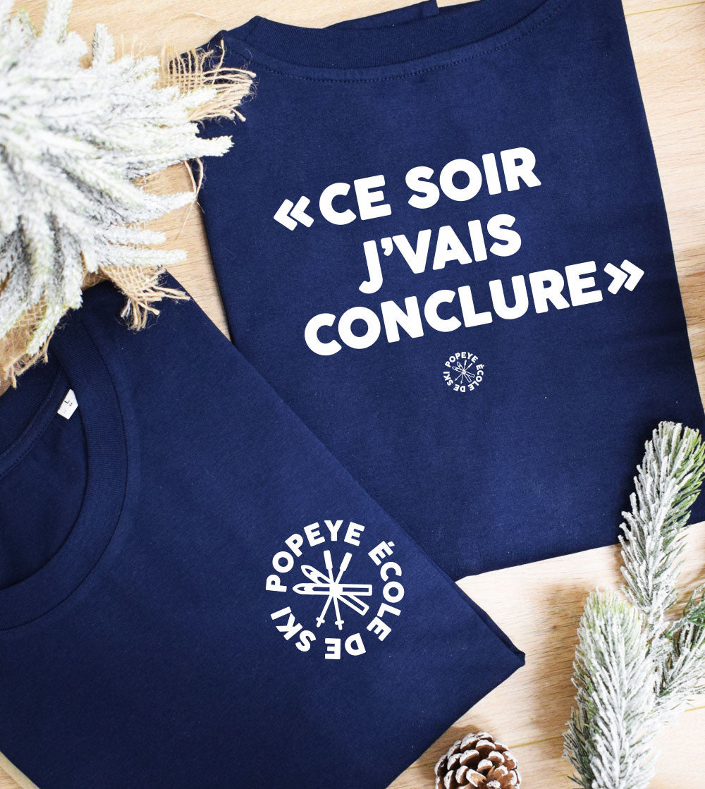 T-shirt imprimé - Ce soir je vais conclure