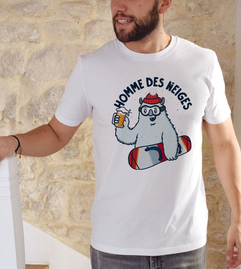 T-shirt imprimé - Homme des Neiges