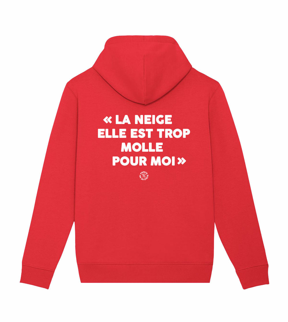 Sweat imprimé à Capuche - La neige elle est trop molle
