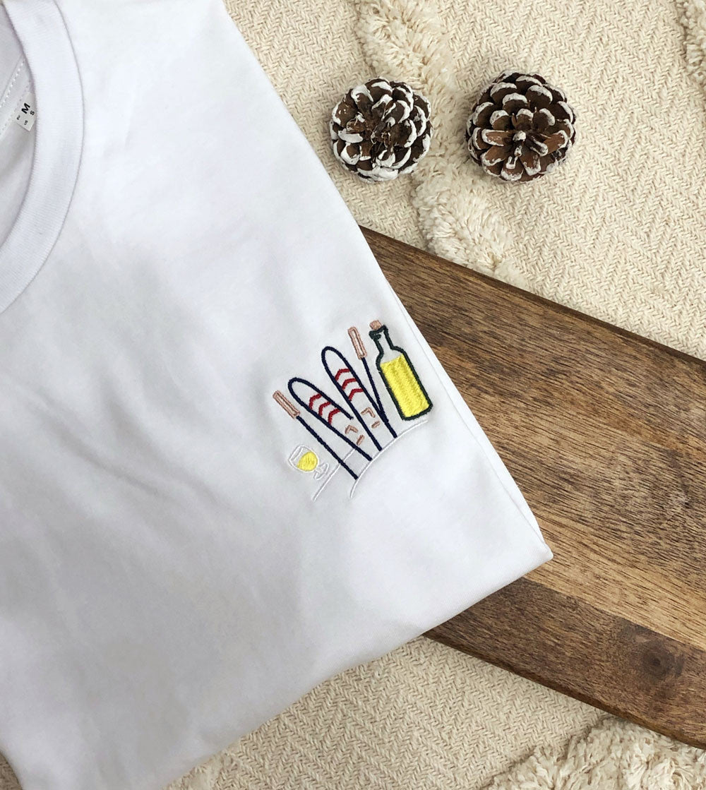 T-shirt brodé - Ski & Génépi