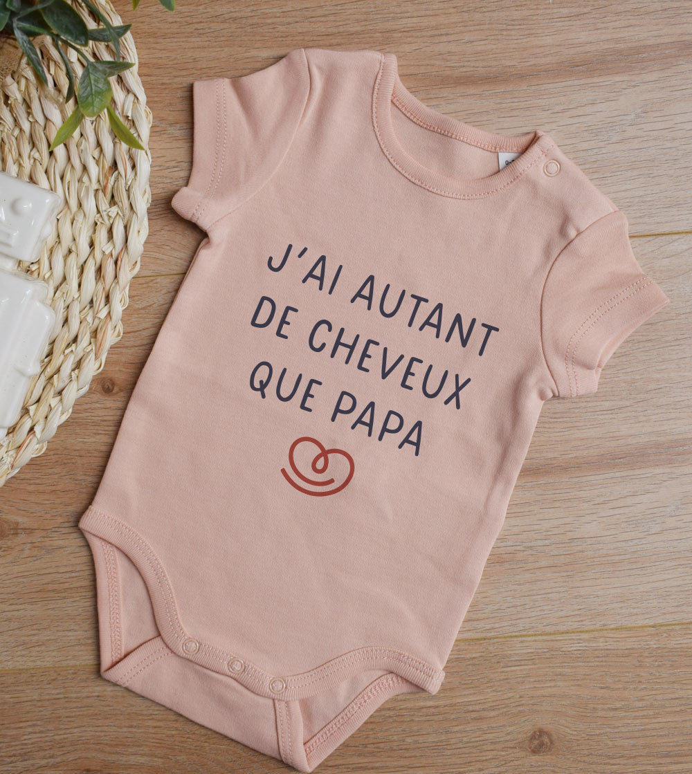 Body Bébé - Autant de cheveux que papa