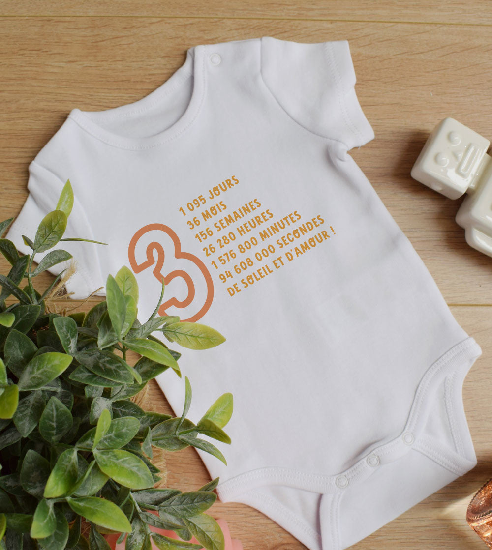 Body Bébé - 3 ans