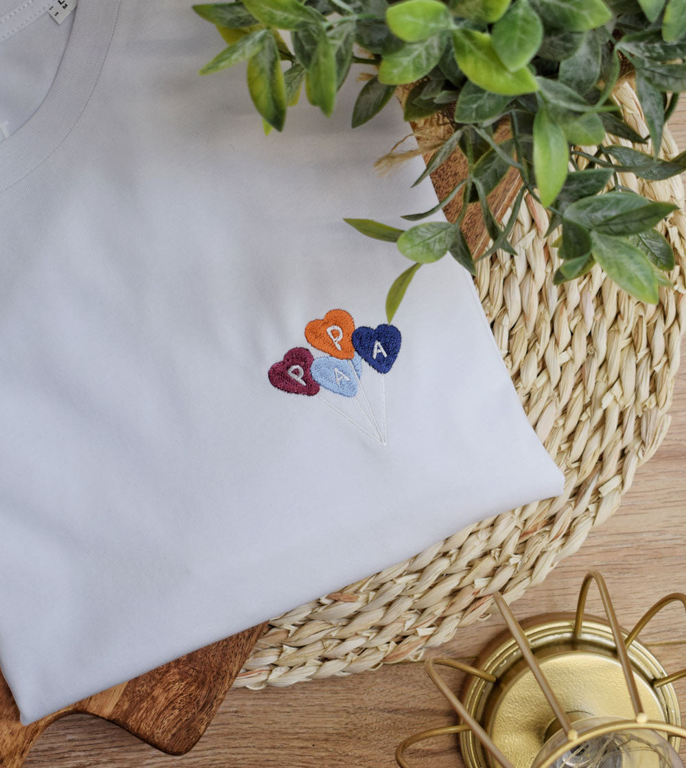 T-shirt Brodé - Papa Ballon