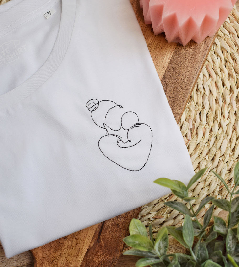 T-shirt brodé - Maman