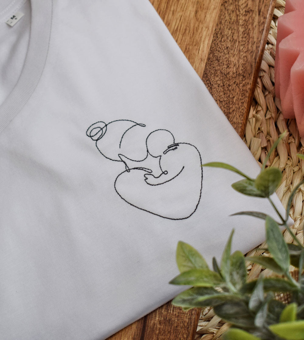 T-shirt brodé - Maman