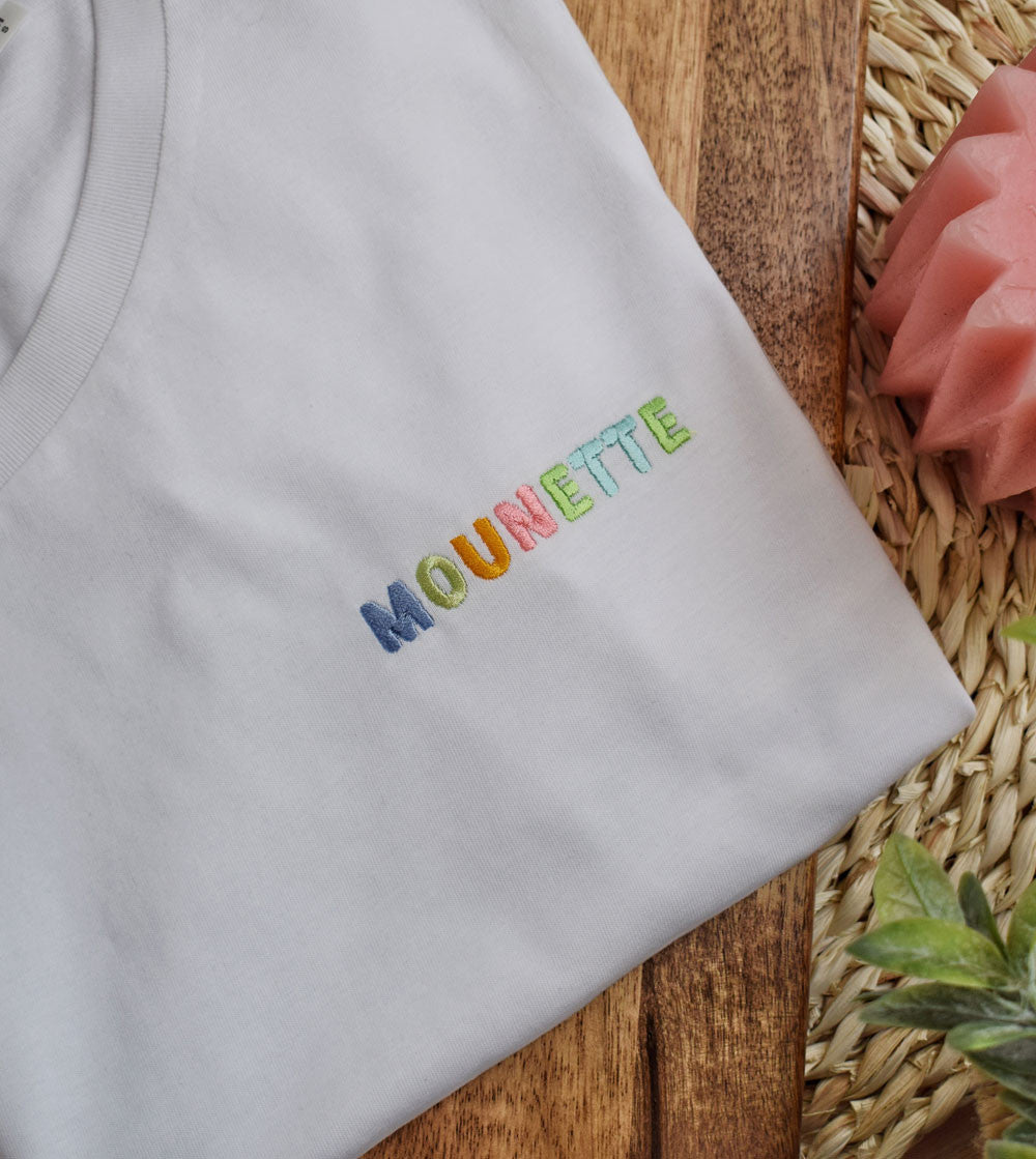 T-shirt brodé - Mounette