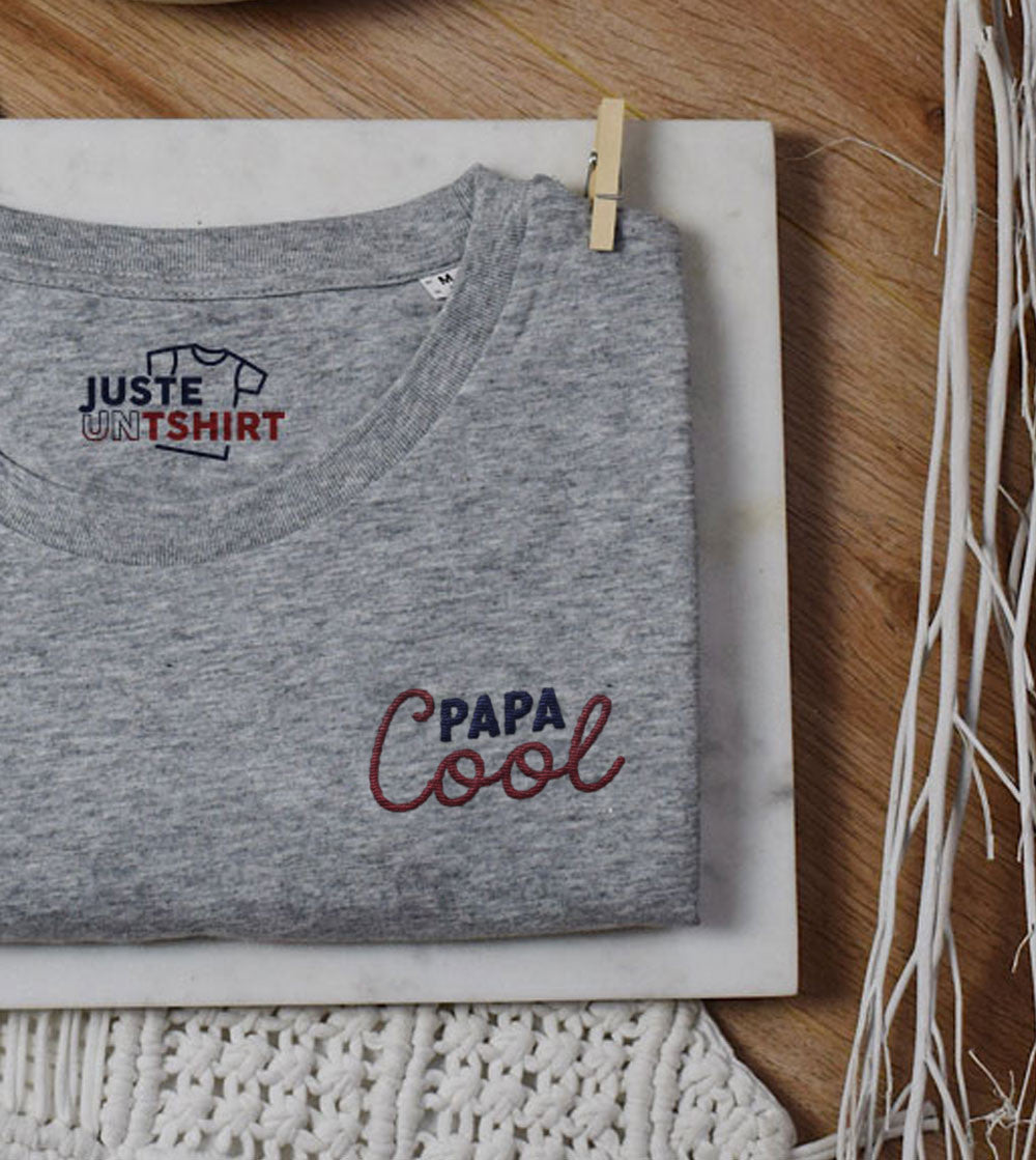 T-shirt Brodé - Papa Cool