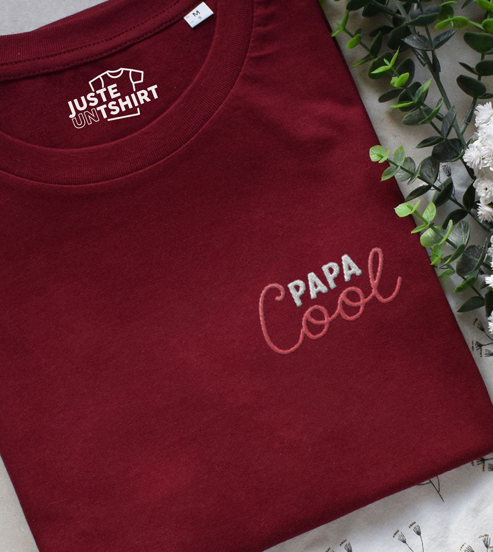 T-shirt Brodé - Papa Cool