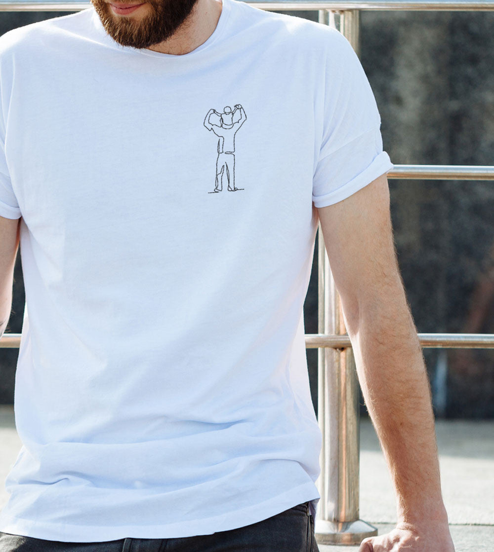 T-shirt Brodé - Papa Fiston