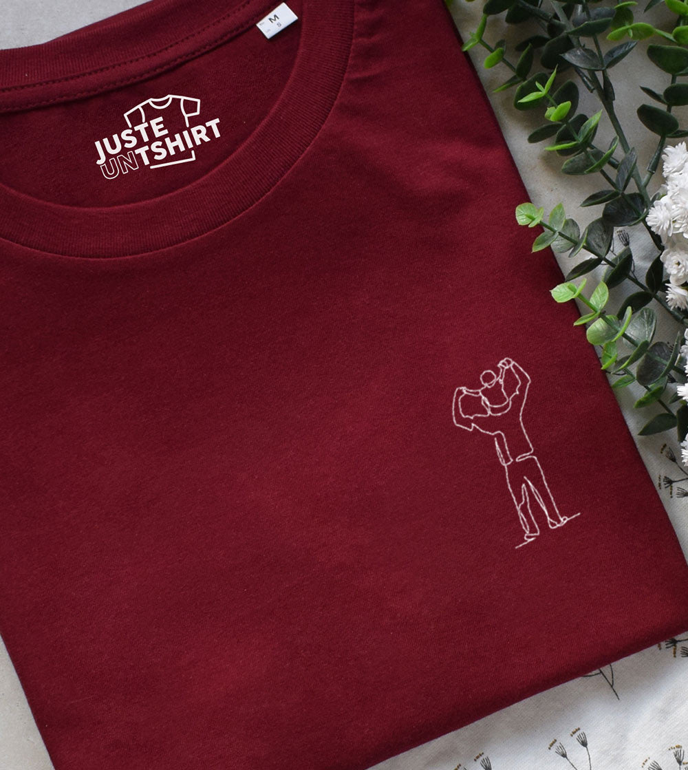 T-shirt Brodé - Papa Fiston