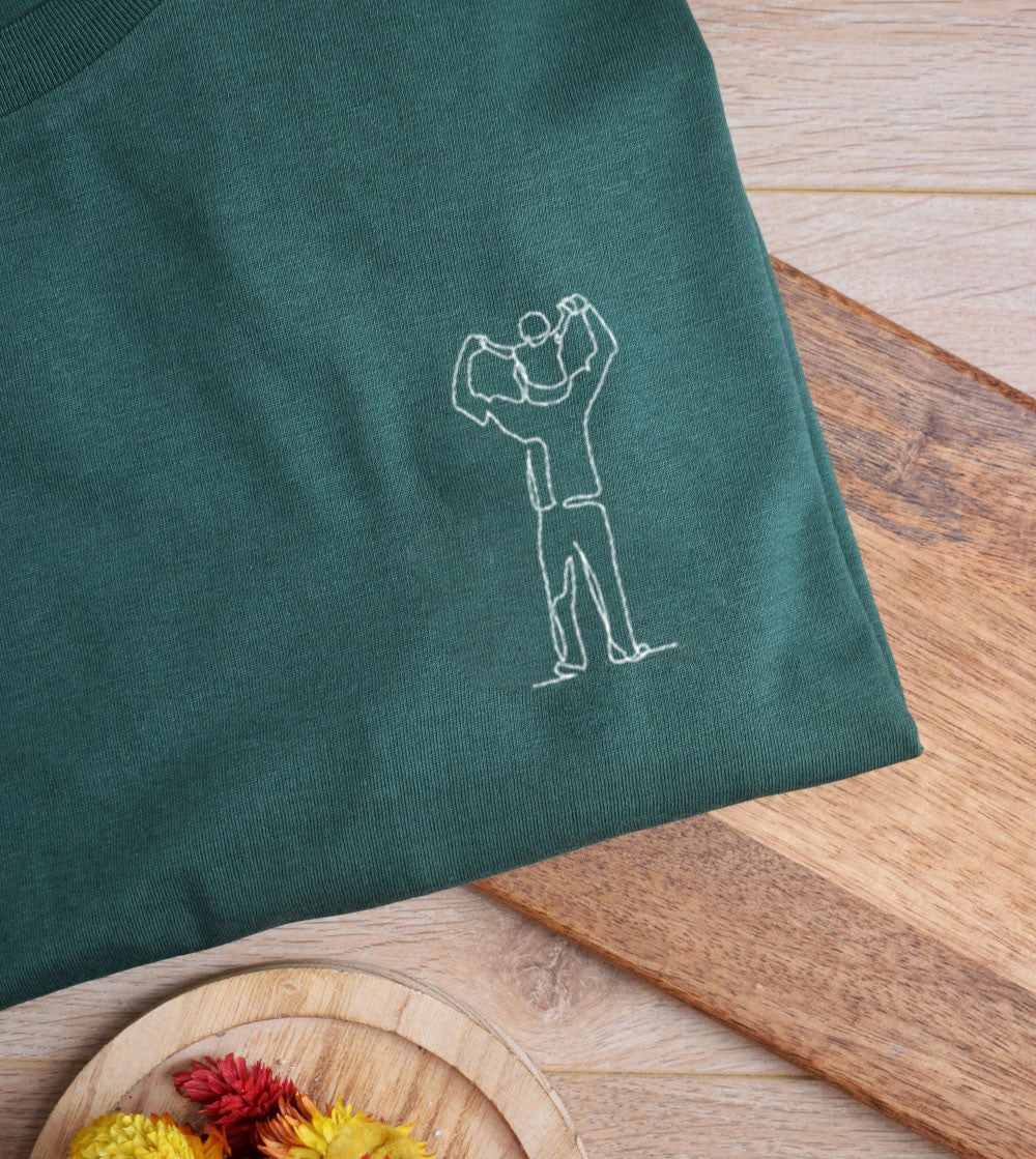 T-shirt Brodé - Papa Fiston