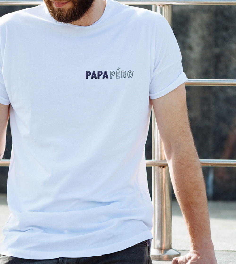T-shirt brodé - Papapéro