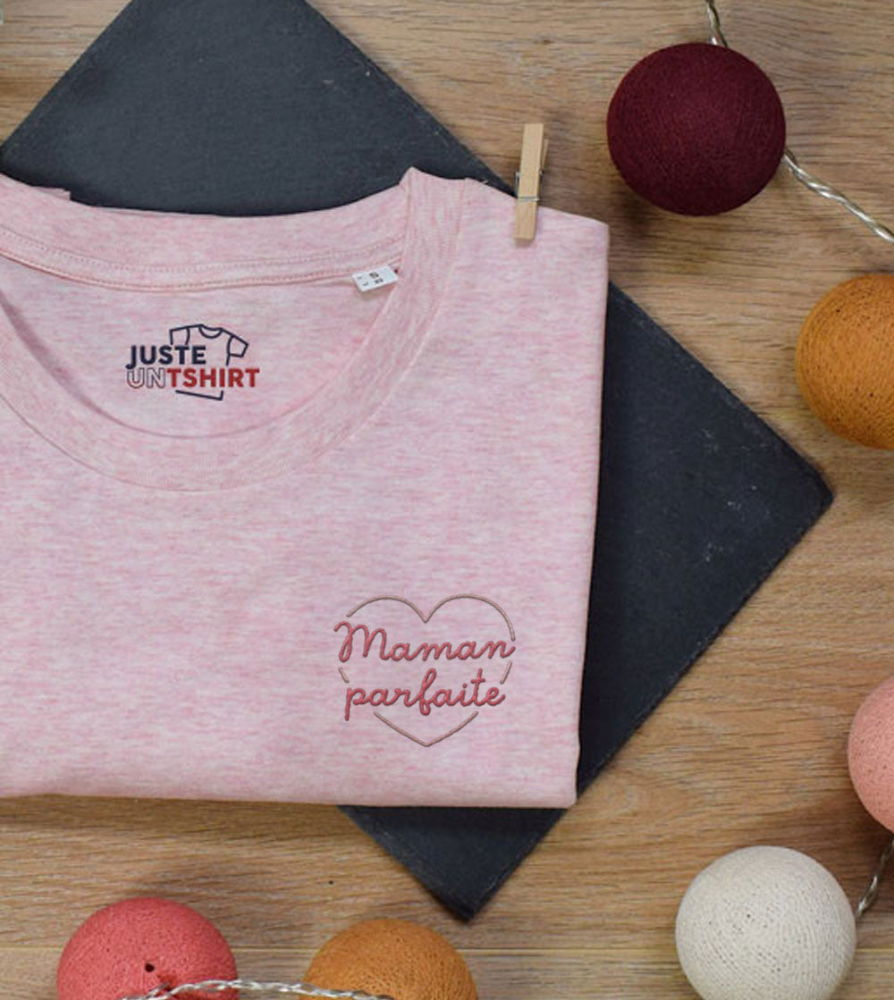 T-shirt brodé - Maman Parfaite